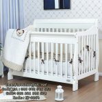 Model Box Bayi Warna Putih Elegan